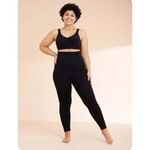 Shapermint High Waisted Black Shaping Leggings, Womens Medium